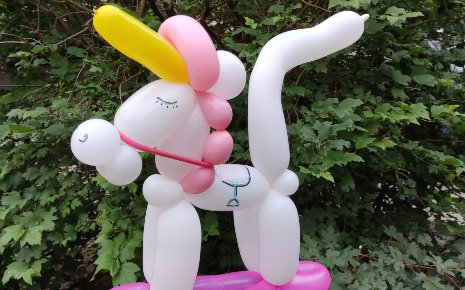 Ballonfiguur eenhoorn
