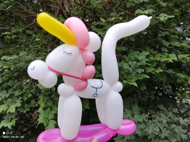 Ballonfiguur eenhoorn