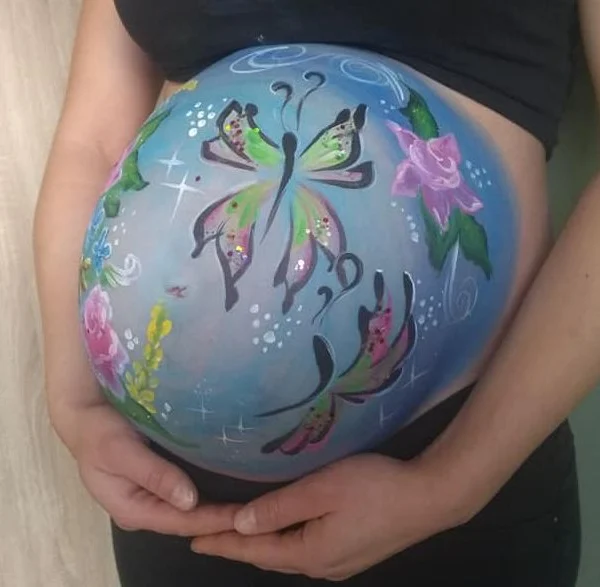 Bellypaint: vlinders